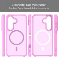 Handyhülle für Samsung Galaxy S26 Magnet Case Schutzhülle Kratzfest in Pink