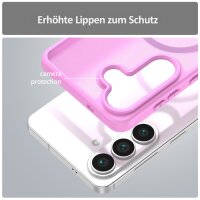 Handyhülle für Samsung Galaxy S26 Magnet Case Schutzhülle Kratzfest in Pink