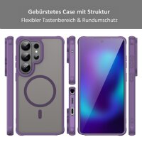 Handyhülle für Samsung Galaxy S26 Ultra Magnet Case Schutzhülle Kratzfest in Lila