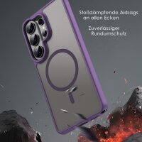 Handyhülle für Samsung Galaxy S26 Ultra Magnet Case Schutzhülle Kratzfest in Lila