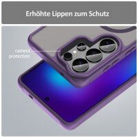 Handyhülle für Samsung Galaxy S26 Ultra Magnet Case Schutzhülle Kratzfest in Lila