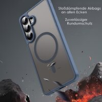 Handyhülle für Samsung Galaxy S26+ Magnet Case Schutzhülle Kratzfest in Blau