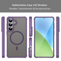 Handyhülle für Samsung Galaxy S26+ Magnet Case Schutzhülle Kratzfest in Lila