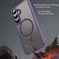 Handyhülle für Samsung Galaxy S26+ Magnet Case Schutzhülle Kratzfest in Lila