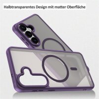 Handyhülle für Samsung Galaxy S26+ Magnet Case Schutzhülle Kratzfest in Lila