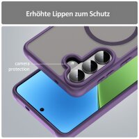 Handyhülle für Samsung Galaxy S26+ Magnet Case Schutzhülle Kratzfest in Lila