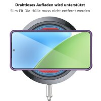 Handyhülle für Samsung Galaxy S26+ Magnet Case Schutzhülle Kratzfest in Lila