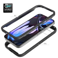 360 Grad Hülle für Google Pixel 10A Fullbody Case Schutzhülle Vorne Hinten Panzer in Schwarz