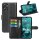 Klapphülle für Motorola Moto G06 / G06 Power, Hülle Handyhülle Flip Cover Case Schutzhülle Etui in Schwarz