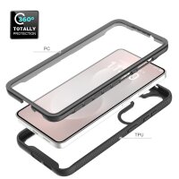 360 Grad Hülle mit eingebautem Displayschutz für Samsung Galaxy S26 Bumper Schwarz