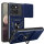 Outdoor Panzer Hülle für Motorola Edge 60 Pro Handyhülle mit Kameraschutz Ringhalter Blau
