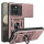 Outdoor Panzer Hülle für Motorola Edge 60 Pro Handyhülle mit Kameraschutz Ringhalter Rosegold