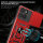 Outdoor Panzer Hülle für Motorola Edge 60 Pro Handyhülle mit Kameraschutz Ringhalter Rot