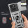 Outdoor Panzer Hülle für Motorola Edge 60 Pro Handyhülle mit Kameraschutz Ringhalter Silber