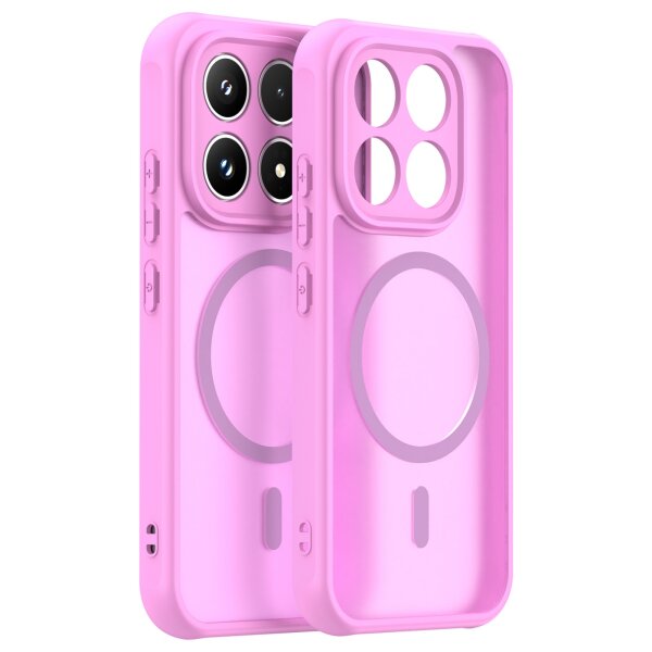 betterfon Matt Case für Xiaomi 17, Handyhülle, Schutzhülle, Kratzfest, Matt-Pink