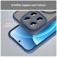 betterfon Matt Case für Xiaomi 17, Handyhülle, Schutzhülle, Kratzfest, Matt-Blau