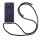 Handykette für Motorola Moto G17 Hülle mit Band Case Kordel in Schwarz