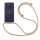 Handykette für Motorola Moto G17 Hülle mit Band Case Kordel in Beige / Braun