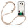 Handykette für Motorola Moto G17 Hülle mit Band Case Kordel in Beige / Braun
