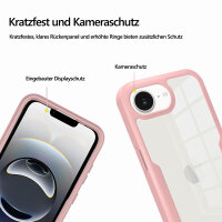 360° Grad Hülle für Apple iPhone 17E vollschutz Integriertem Displayschutz Rosa