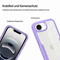 360° Grad Hülle für Apple iPhone 17E vollschutz Integriertem Displayschutz Lila