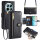 Handykette PU Leder für Xiaomi Redmi Note 15 4G / 5G Schwarz