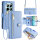 Handykette PU Leder für Xiaomi Redmi Note 15 4G / 5G Hellblau
