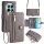 Handykette PU Leder für Xiaomi Redmi Note 15 4G / 5G Grau