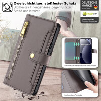 Handykette PU Leder für Xiaomi Redmi Note 15 Pro 4G Grau