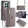 Handykette PU Leder für Xiaomi Redmi Note 15 Pro 4G Grau
