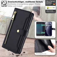 Handykette PU Leder für Xiaomi Redmi Note 15 Pro+ Schwarz