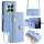 Handykette PU Leder für Xiaomi Redmi Note 15 Pro+ Hellblau