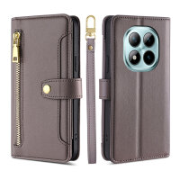 Handykette PU Leder für Xiaomi Redmi Note 15 Pro+ Grau
