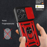 Outdoor Panzer Hülle für Motorola Moto G67 Rot