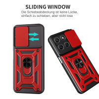 Outdoor Panzer Hülle für Motorola Moto G67 Rot