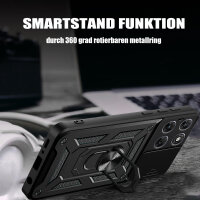 Outdoor Panzer Hülle für Motorola Moto G67 Schwarz