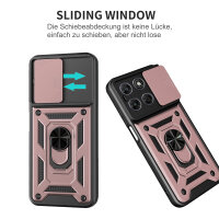 Outdoor Panzer Hülle für Motorola Moto G77 Rosegold