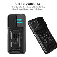 Outdoor Panzer Hülle für Motorola Moto G77 Schwarz