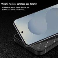 Carbon Hülle für Samsung Galaxy S26+ in Schwarz