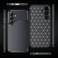 Carbon Hülle für Samsung Galaxy S26+ in Schwarz