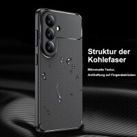 Carbon Hülle für Samsung Galaxy S26+ in Schwarz