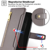Handykette PU Leder für Xiaomi 17 Ultra Grau