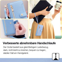Handykette PU Leder für Xiaomi 17 Ultra Hellblau