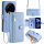 Handykette PU Leder für Xiaomi 17 Ultra Hellblau
