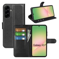 Wallet Case für Samsung Galaxy A57 Schwarz