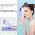 360° Hülle für Samsung A57, 360 Grad Handyhülle mit Integriertem Displayschutz Lila