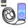 Handykette für Samsung Galaxy A57 Hanyhülle mit Band Hülle mit Kodel Smartphone Halskette Schwarz