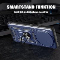 Outdoor Panzer Hülle Xiaomi 17 Ultra Handyhülle Kameraschutz Ringhalter Blau