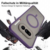 Matte Case Magsafe Hülle für Nothing Phone 4A Schutzhülle Kratzfest Lila