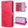 Handy Tasche für Samsung Galaxy A37 / A36 Hülle Handyhülle Klapphülle Wallet Case Rot